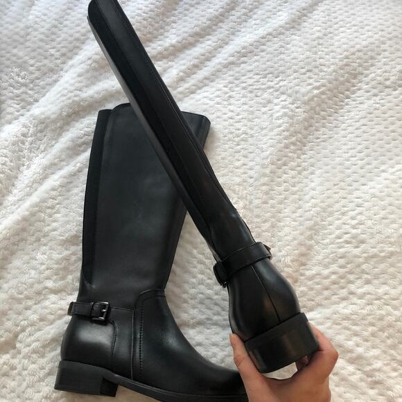 Blondo Evie Black Waterproof Knee-High Boots - Picture 4 of 16